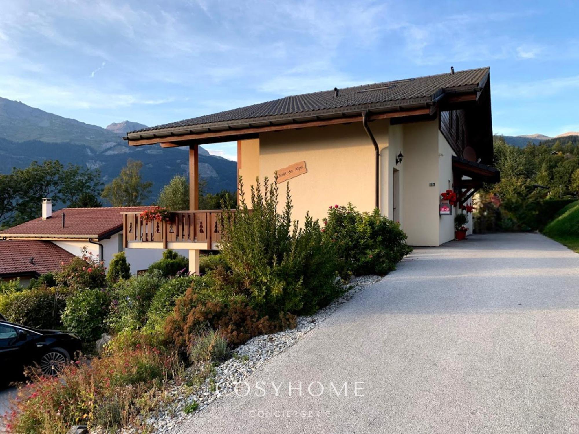 Chalet Des Alpes - Sunset View - Κρανς Μοντάνα Εξωτερικό φωτογραφία