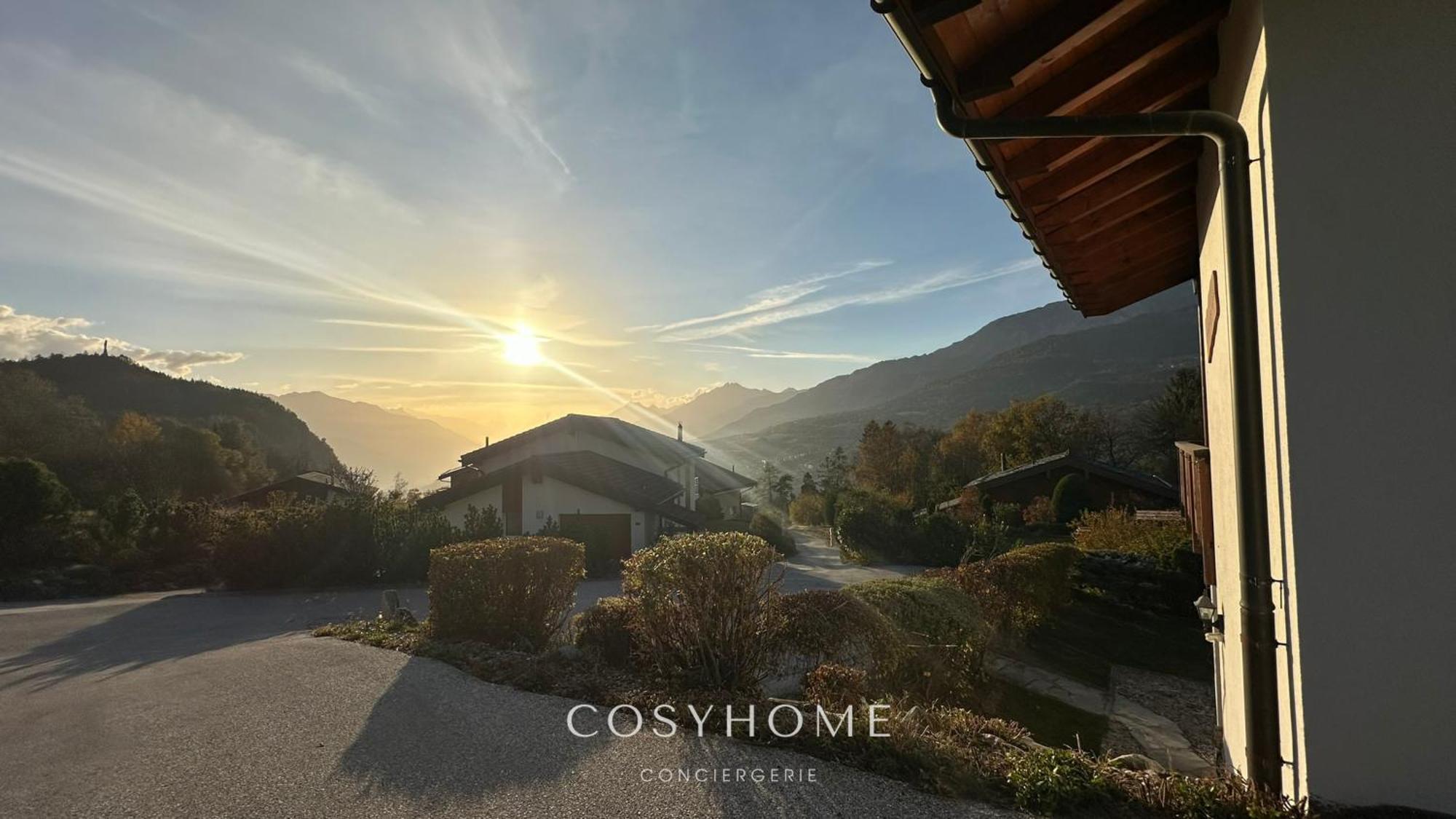 Chalet Des Alpes - Sunset View - Κρανς Μοντάνα Εξωτερικό φωτογραφία